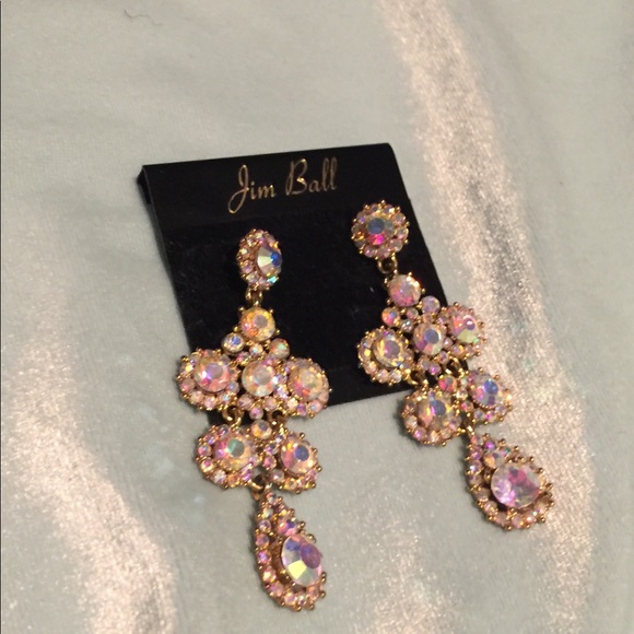 ☄️Jim Ball AB Stone Earrings - Picture 3 of 6